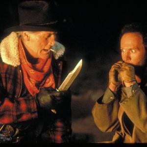 Still of Billy Crystal and Jack Palance in City Slickers (1991)