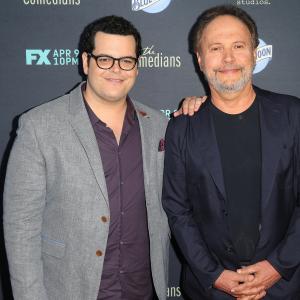 Billy Crystal and Josh Gad at event of The Comedians 2015