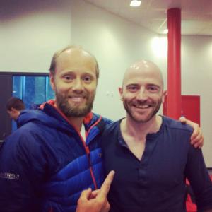 With the famous norwegian actor Aksel Hennie