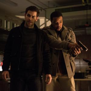 Still of Russell Hornsby and David Giuntoli in Grimm 2011
