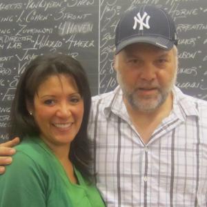 Vincent DOnofrio shares acting tips with Iliana Guibert 2012