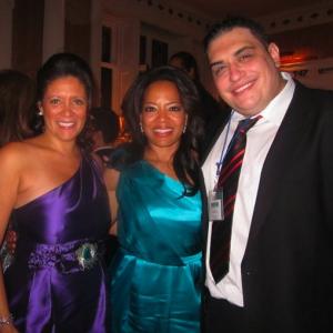 HOLA AWARDS  NYC 2010 with Lauren Velez and Lee Hernandez