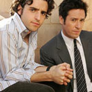 Rob Morrow and David Krumholtz in Numb3rs 2005
