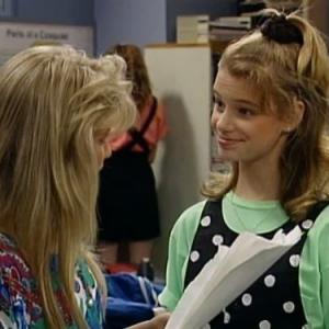 Still of Andrea Barber and Candace Cameron Bure in Full House 1987