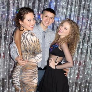 Actress Bianca Castronovo with siblings Alessandra (singer) and Vinny (dancer).