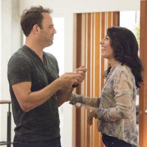 Still of Paul Adelstein and Lisa Edelstein in Girlfriends Guide to Divorce 2014