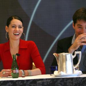 Thomas Gibson and Paget Brewster