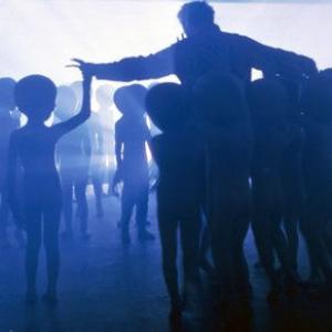 Close Encounters of the Third Kind Richard Dreyfuss and aliens