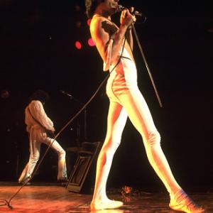Queen Freddie Mercury performing 1978