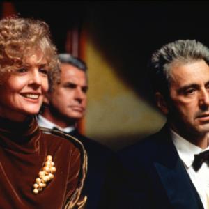 Still of Al Pacino, Diane Keaton and George Hamilton in Krikstatevis III (1990)