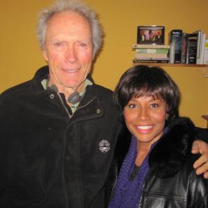 Jenifer Lewis on set with Clint Eastwood in 'Hereafter