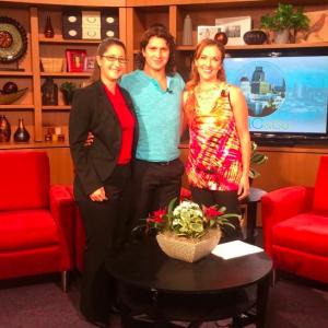 Fraser Kershaw & Dr. Hetzner with ABC's Melissa Paul