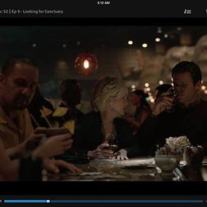 Restaurant patron in the background on Season 2 Episode 9 of Looking