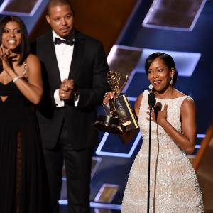 Terrence Howard, Regina King and Taraji P. Henson at event of The 67th Primetime Emmy Awards (2015)