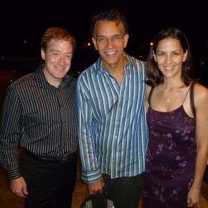 With Catherine Katona and Brian Stokes Mitchell