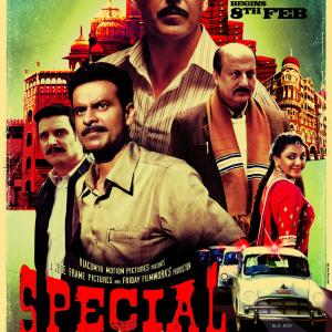 Manoj Bajpayee, Anupam Kher, Akshay Kumar and Jimmy Shergill in Special Chabbis (2013)