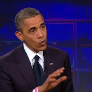 Still of Barack Obama in The Daily Show Barack Obama 2012