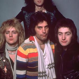 Queen photo shoot Roger Taylor, John Deacon, Brian May and Freddie Mercury, 1978