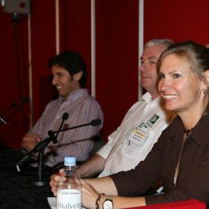 Caroline Spence, producer, on film makers panel 2008.