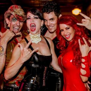 THE Cast of Bianca Beauchamp  All Access 1  2 reunites at THE Montreal Fetish Weekend 2013 D With Jean Bardot Martin Perreault  Bianca Beauchamp