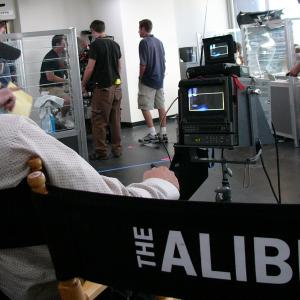 Matt Checkowski on the set of Lies  Alibis  The Alibi