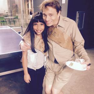 On the set of Funny or Die with Chris Kattan