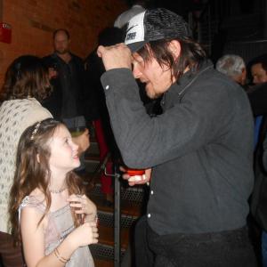 Kennedy Brice and Norman Reedus