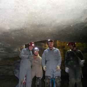 me and family 1/4 mile deep in cave