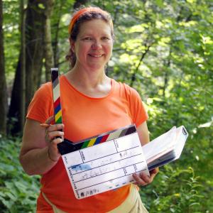 Script Supervisor  AD Kristina Baker Smith on location with The Orange Man A Stephen Folker Film