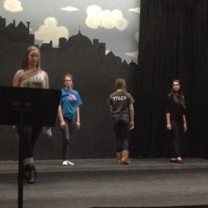 Rehearsals for footloose
