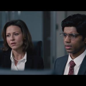 Still of Vanessa Cloke and Rajeev Jacob in The Big Short (2015)