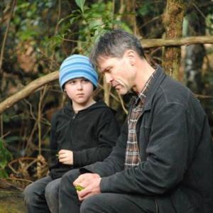 Kieran and Cris Cochrane as Sam and John Proudfoot in Refuge.