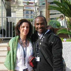 With my wife Emanuela International Cannes Film Festival France