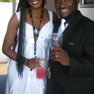 With american actress Tangi MILLER (Cannes Film Festival)