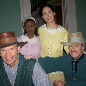 On set of Beyond the Forest 2007 Tom Lester Fannie Deborah Smith Ford Kenner Ellis