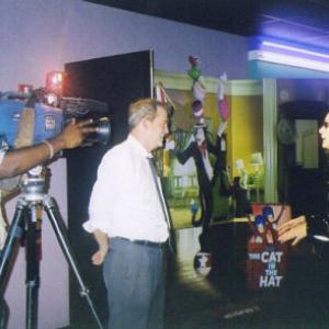 Deborah Smith Ford as Matrixs Trinity Lookalike being interviewed by WINK TV Reporter Judd Cribbs during the premiere of the film The Matrix Revolutions