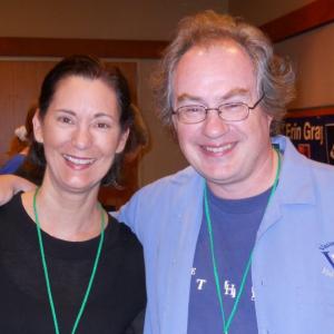 Deborah Smith Ford and John Billingsley at scifi convention