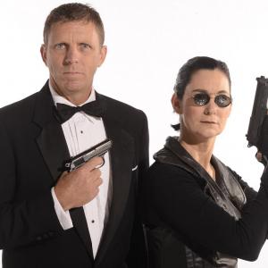 Daniel Craigs 007 and Steampunk Trinity at 2012 Sunburst Convention