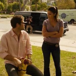 The Finder--Mercedes Mason and Geoff Stults