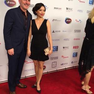 Jemmy Chen and Andrew Airlie from The Romeo Section at the UBCP/ACTRA Awards 2015 in Vancouver, British Columbia