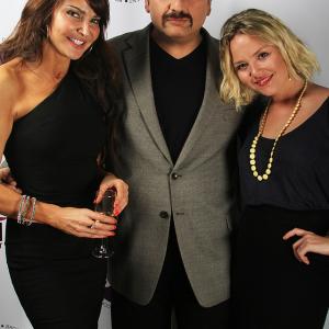 Mem with Lizzie Cundy and Charlie Brooks at the Big Talent Group and Bam launch March 20th 2012