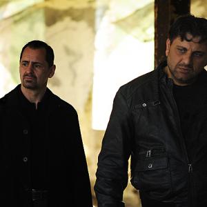 Mem Ferda as Andriy (right) and John Kazek as Dimitri (left) : LEGACY (2010)