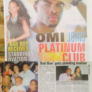 Jamaica Observer Newspaper Cover spread