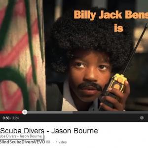Alex Charles Arzu in Blind Scuba Divers music video  Jason Bourne