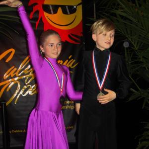 ALLA 10 years Dance Championship 1st place in California open gold ballroom