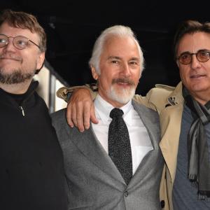 Andy Garcia Rick Baker and Guillermo del Toro