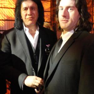 Craig Griffin with Gene Simmons in Los Angeles CA