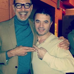 Jeff Goldblum and Marko Caka at Backstage