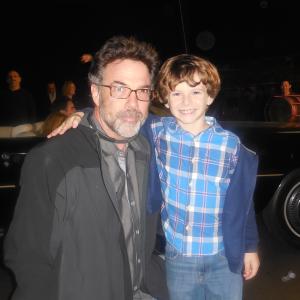 Benjamin and Director Timothy D Beavers on the set of CSI  Crime Scene Investigation Episode 1516 The Last Ride