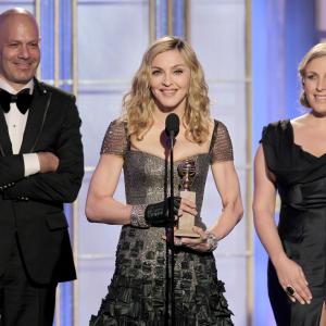Madonna, James Harry and Julie Frost at event of The 69th Annual Golden Globe Awards (2012)